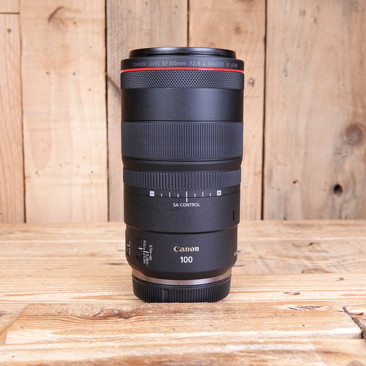 Used Canon RF 100mm F2.8 L Macro IS USM Lens