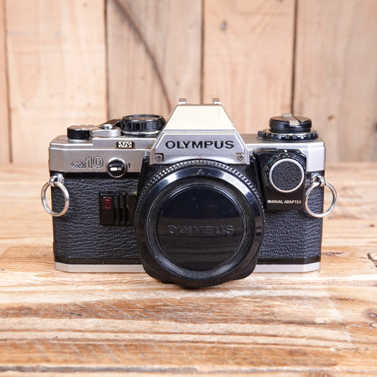 Used Olympus OM-10 Silver 35mm Film Camera Body