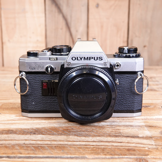 Used Olympus OM-10 Silver 35mm Film Camera Body