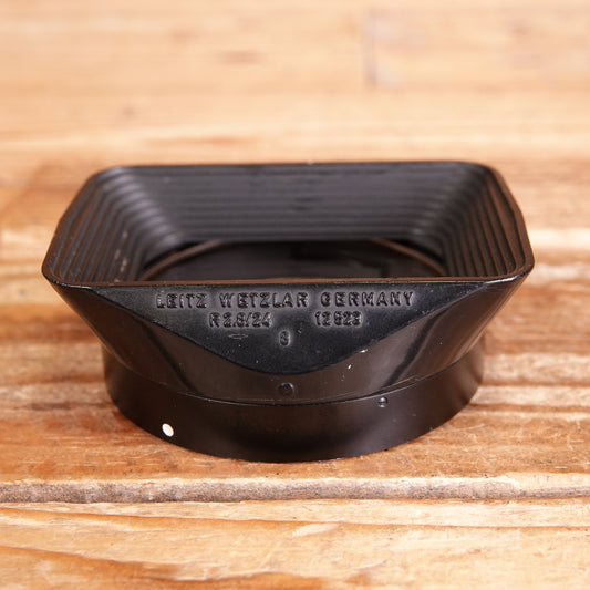 Used Leitz Wetzlar UVa UV Filter Series 8 and Leitz Wetzlar 12523 Lens Hood Elmarit R 24mm f2.8 Genuine
