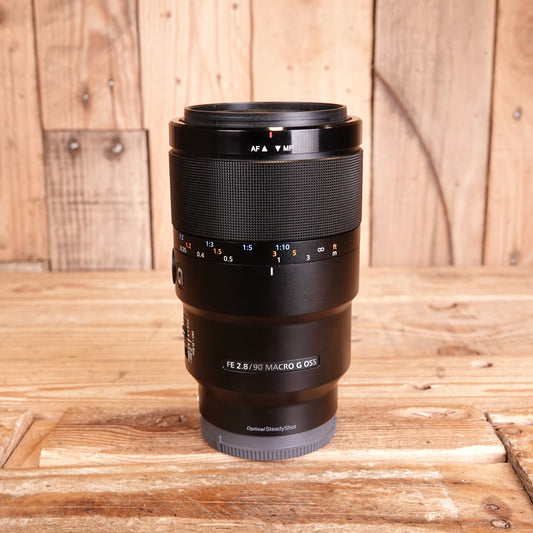 Used Sony FE 90mm F2.8 Macro G OSS Lens