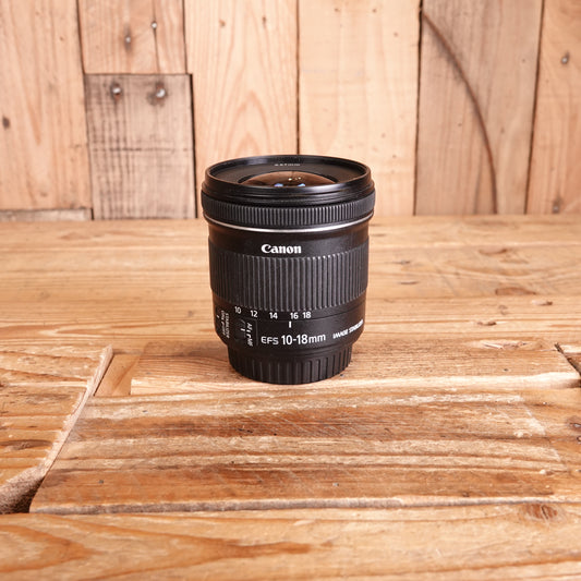 Used Canon EF-S 10-18mm F4.5-5.6 IS STM Lens
