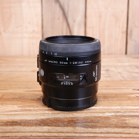 Used Minolta AF 50mm F2.8 Macro Lens