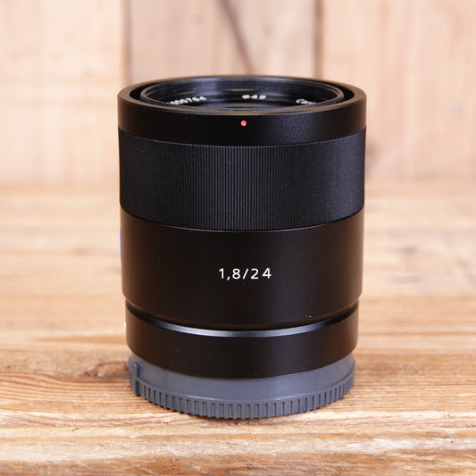 Used Sony 24mm F1.8 ZA Carl Zeiss Sonnar T* E Mount Lens