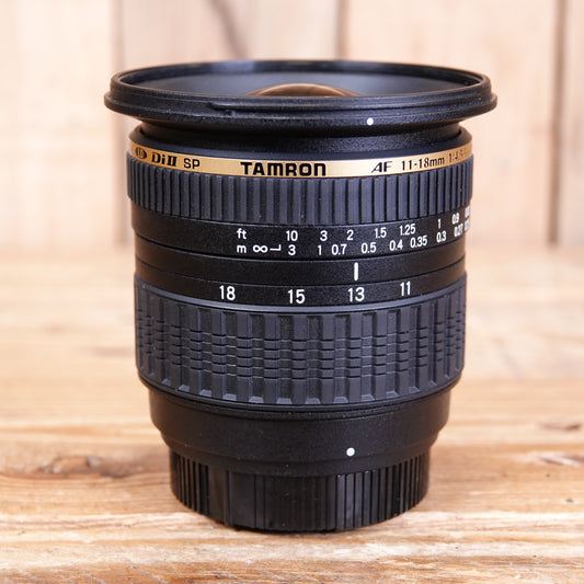 Used Tamron AF 11-18mm F4.5-5.6 SP Di II  Canon Fit Lens