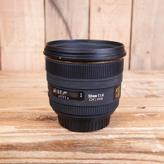 Used Sigma 50mm F1.4 EX HSM Canon Fit Lens