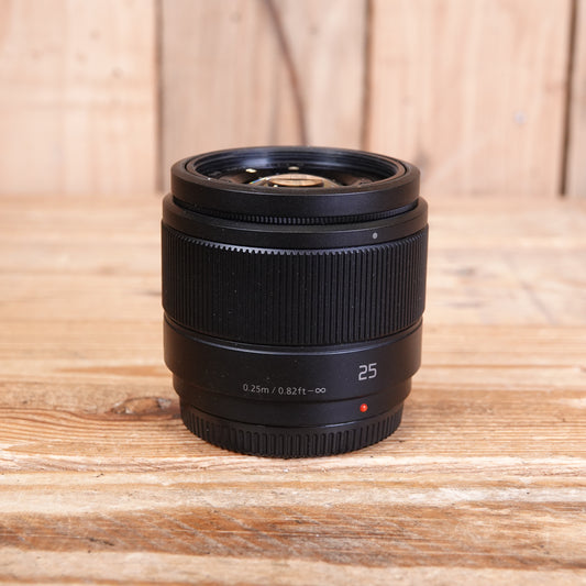 Used Panasonic 25mm F1.7 Lens Micro Four Thirds