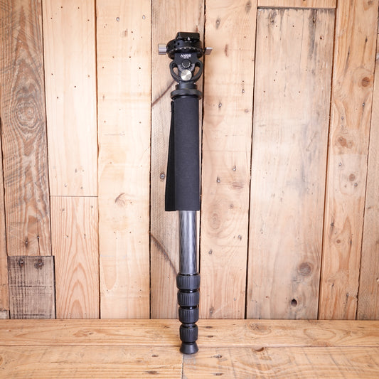 Used Andoer VH-10 Head and Carbon Fibre Monopod