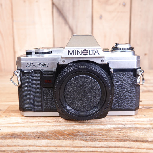 Used Minolta X-300 35mm Silver Film Camera Body