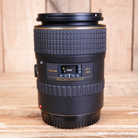 Used Tokina AT-X Pro Macro 100mm f2.8 D Lens - Canon EF