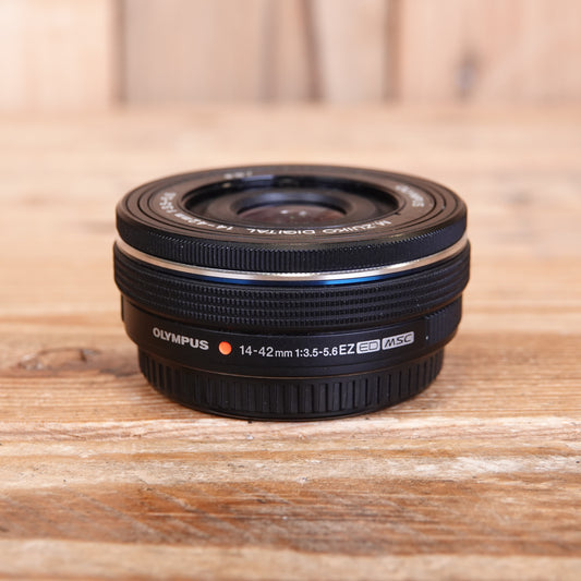 Used Olympus AF 14-42mm F3.5-5.6 EZ ED MSC Black Micro Four Thirds Lens