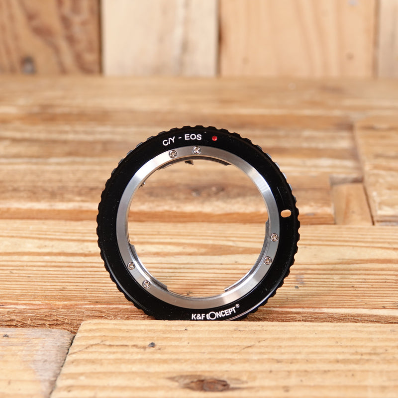 Used Lens Mount Adapter for Contax/Yashica CY C/Y Lens to Canon EF EF-S EOS Cameras