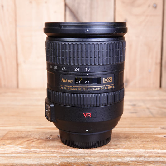 Used Nikon AF-S 18-200mm F3.5-5.6 G VR DX Lens