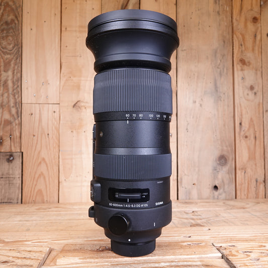 Used Sigma 60-600mm F4.5-6.3 DG OS HSM Sport - Nikon Fit