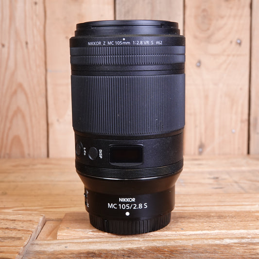 Used Nikon Z 105mm F2.8  VR S Lens