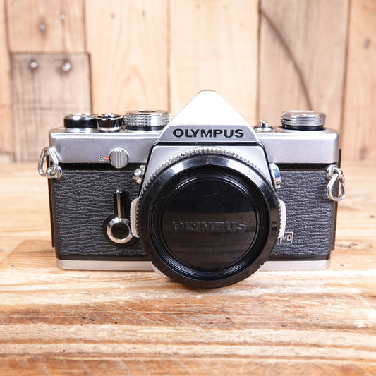 Used Olympus OM-1 Silver 35mm Film Camera Body
