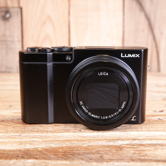 Used Panasonic Lumix TZ100 Black Camera