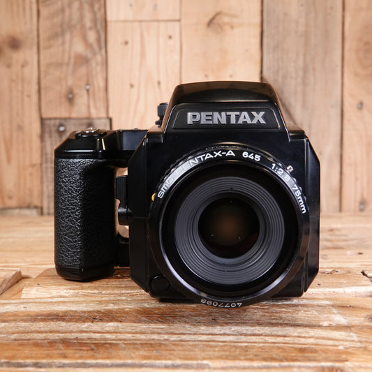 Used Pentax 645N Medium Format Film Camera with MF 75mm F2.8 Lens