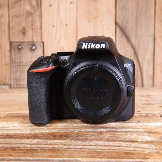 Used Nikon D3500 Black DSLR Camera Body
