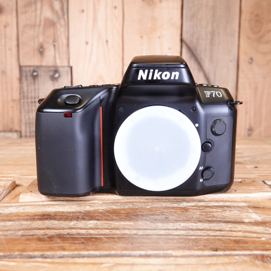 Used Nikon F70 35mm AF SLR Analog Film Camera Body