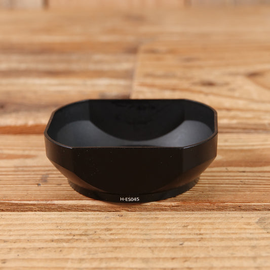 Used H-ES045 Panasonic Lens Hood for LUMIX G LEICA DG MACRO-ELMARIT 45mm