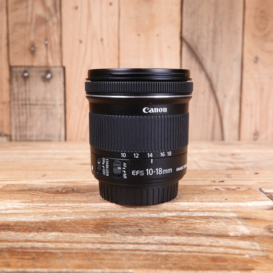 Used Canon EF-S 10-18mm F4.5-5.6 IS STM Lens