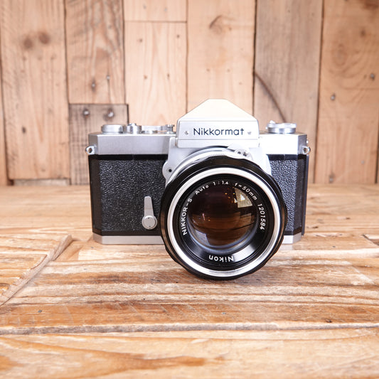 Used Nikon Nikkormat FT Camera with 50mm F1.4 Lens