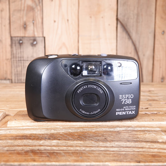 Used Pentax Espio 738 35mm Analog Film Compact Camera