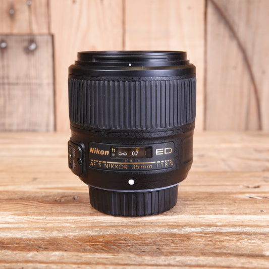 Used Nikon AF-S 35mm f1.8 G ED FX Lens