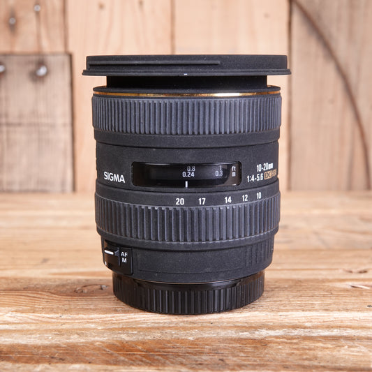 Used Sigma AF 10-20mm F4-5.6 EX DC HSM Lens - Canon Fit