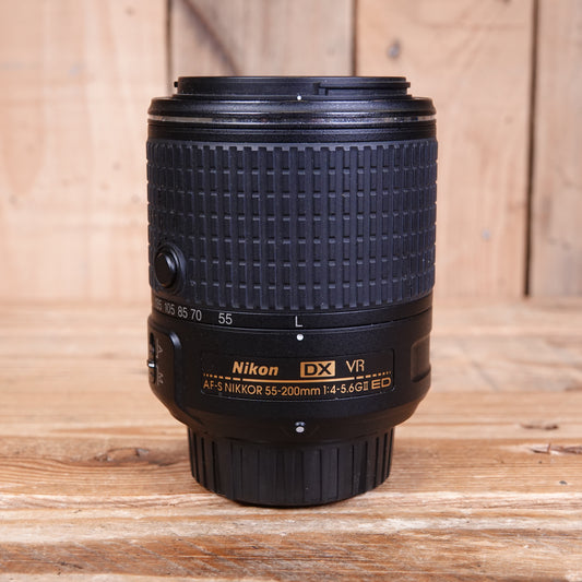 Used Nikon 55-200mm F4-5.6 G II ED VR Lens