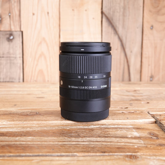 Used Sigma 18-50mm F2.8 DC DN Contemporary Sony E-mount Lens