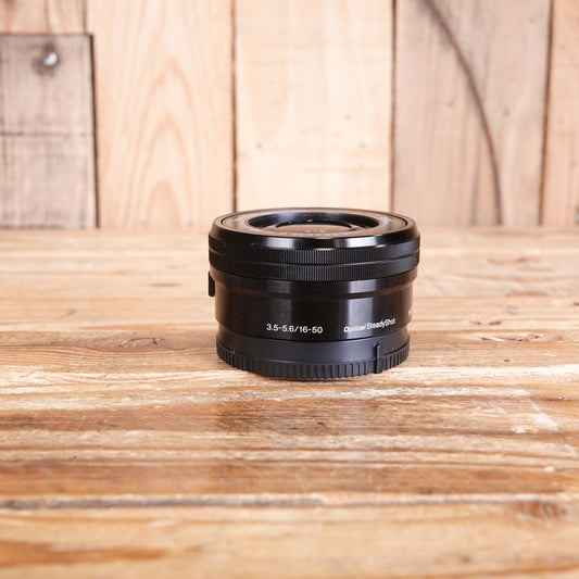Used Sony E 16-50mm f3.5-5.6 PZ OSS Black Lens