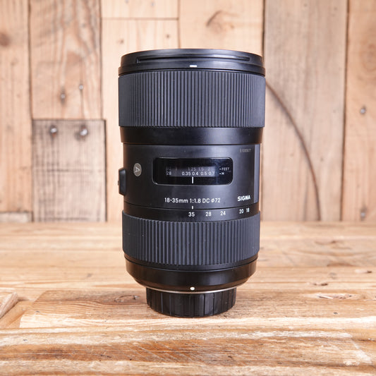 Used Sigma AF 18-35mm F1.8 DC Art Lens - Nikon Fit