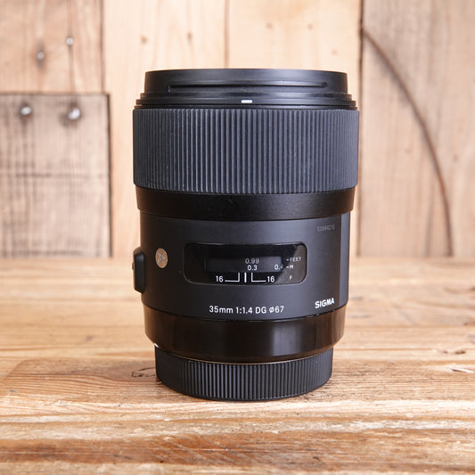 Used Sigma 35mm F1.4 DG Art Lens - Canon Fit