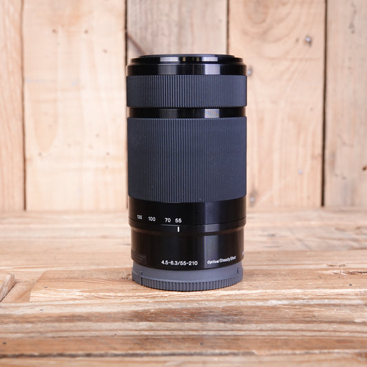 Used Sony E 55-210mm f4.5-6.3 OSS Black Telephoto Lens