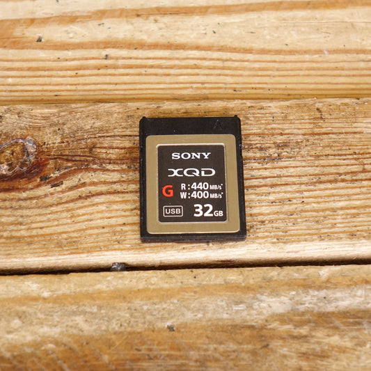 Used Sony XQD G Series 32GB 440MB/s Memory Card
