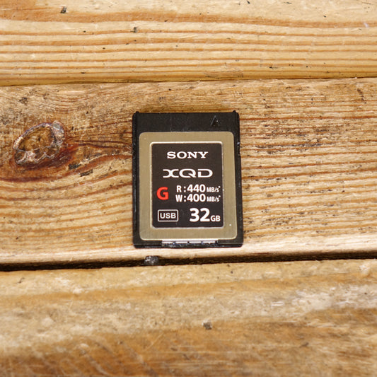 Used Sony XQD G Series 32GB 440MB/s Memory Card