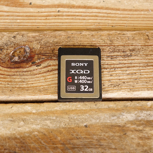 Used Sony XQD G Series 32GB 440MB/s Memory Card