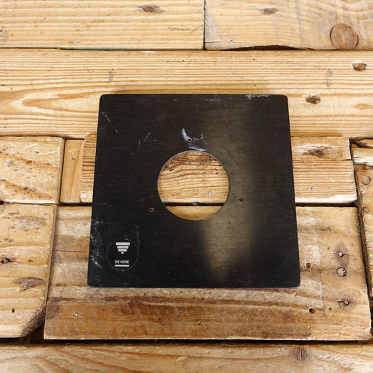 Used DeVere 5x4 Lens Plate with 50mm Aperture