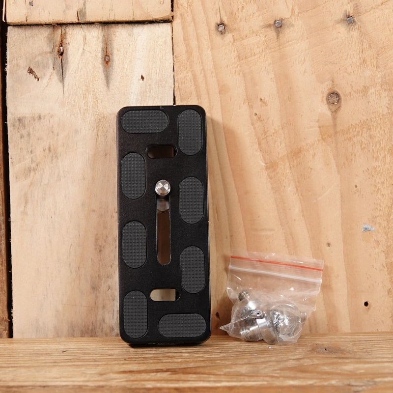 Used Benro PU100 Quick Release Universal Tripod Plate - Arca Swiss QR Plate