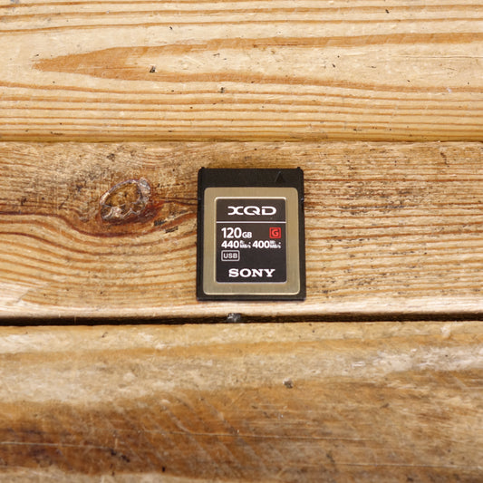 Used Sony XQD G Series 120GB 440MB/s Memory Card