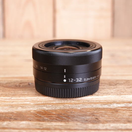 Used Panasonic 12-32mm F3.5-5.6 Black Micro Four Thirds Lens