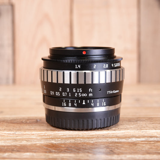 Used TTArtisan 23mm F1.4 Black Lens - Fujifilm XF Mount