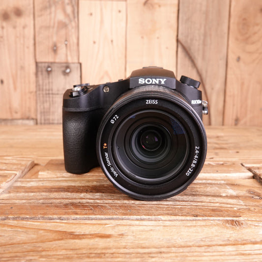 Used Sony CyberShot RX10 Mark IV Black Digital Camera
