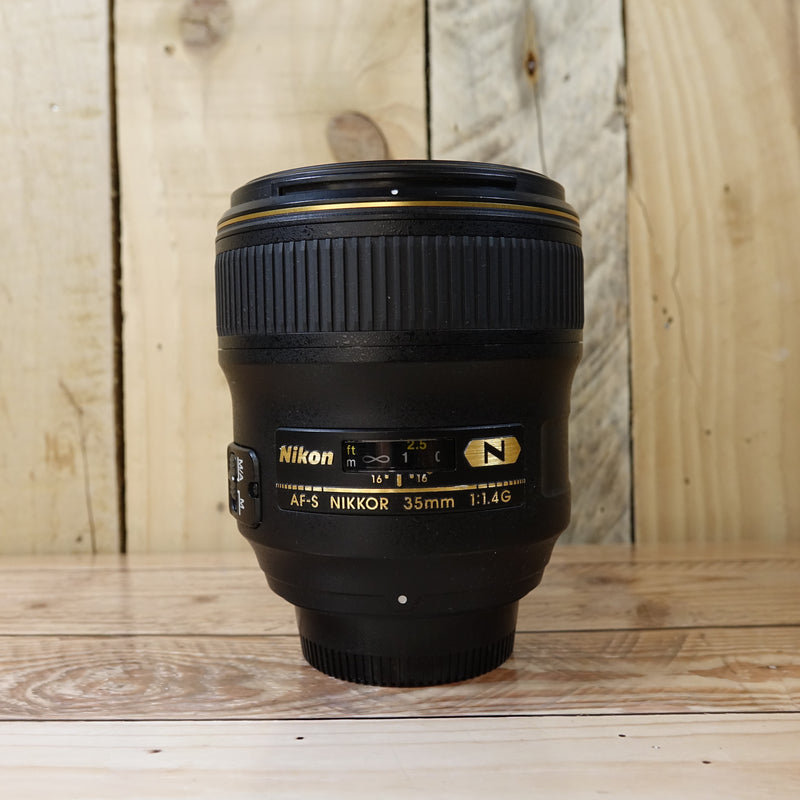 Used Nikon AF-S 35mm F1.4G lens