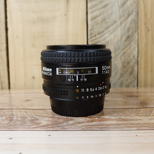 Used Nikon AF 50mm F1.4D Lens