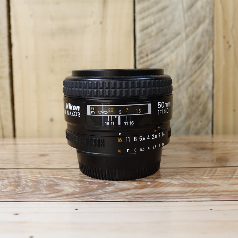 Used Nikon AF 50mm F1.4D Lens