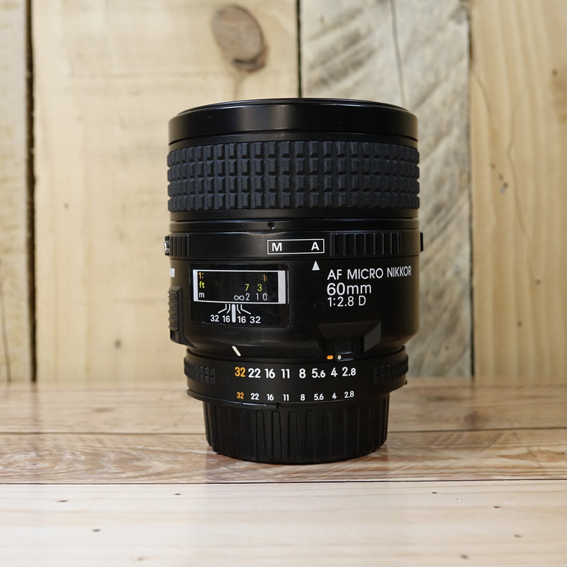 Used Nikon AF 60mm F2.8 D Micro Lens