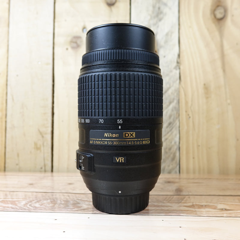 Used Nikon AF 55-300mm F4.5-5.6 G ED VR Lens